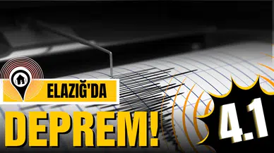 Elazığ'da korkutan deprem!