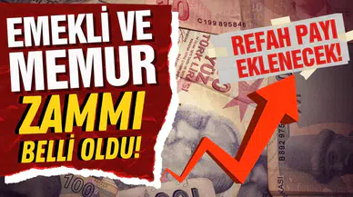 Memur ve emeklinin zam oranı belli oldu!