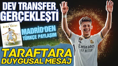 Arda Güler, Fenerbahçe'ye veda etti!