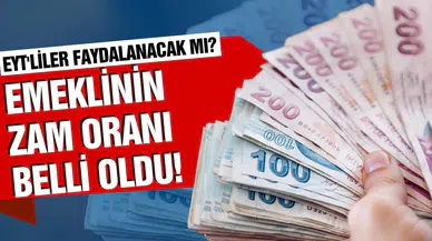 Emeklilerin zam oranı yükseltildi!