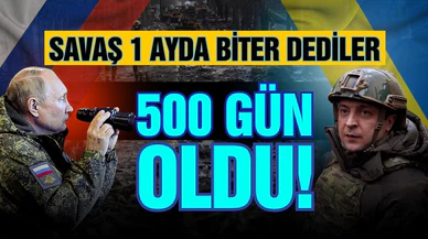 Rusya-Ukrayna Savaşı'nın başlamasının üzerinden 500 gün geçti