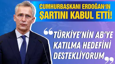 Stoltenberg: Türkiye'nin AB'ye katılma hedefini destekliyorum
