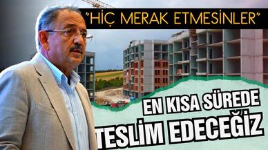 Özhaseki: En kısa sürede teslim edeceğiz
