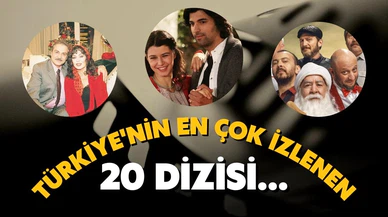 Türkiye'de reyting rekorları kıran 20 dizi!