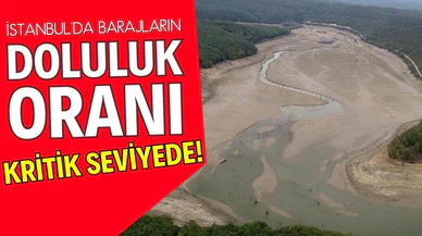 İstanbul'da barajların doluluk oranı kritik seviyede!