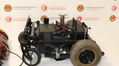 Engelli aracının aküsüne uyuşturucu sakladılar!