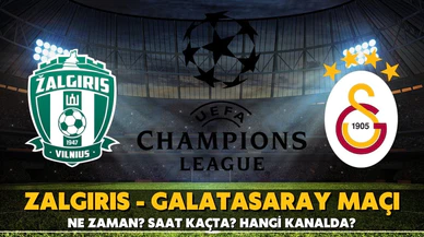 Zalgiris Vilnius-Galatasaray maçı ne zaman? Hangi kanalda?