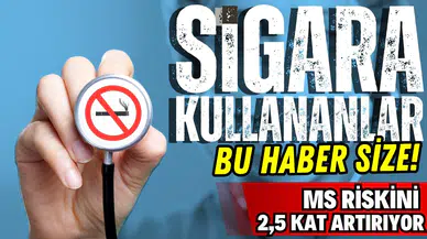 Sigara kullanımı, MS riskini 2,5 kat artırıyor