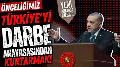 Cumhurbaşkanı Erdoğan'dan yeni anayasa mesajı!