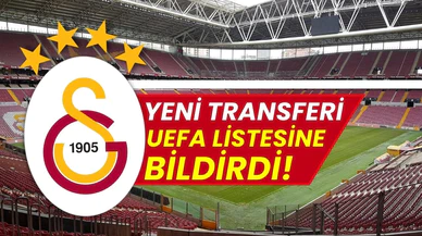 Galatasaray yeni transferini UEFA kadrosuna ekledi