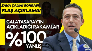 Zaha çalımı sonrası Ali Koç'tan ilk açıklama!