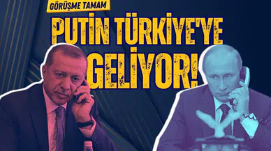 Cumhurbaşkanı Erdoğan ile Putin telefonda görüştü