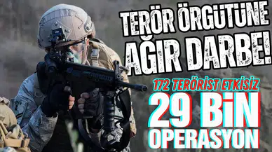 Son 2 ayda 172 terörist etkisiz hale getirildi!