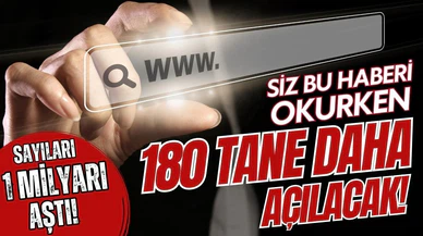 Saniyede 3 internet sitesi açılıyor!