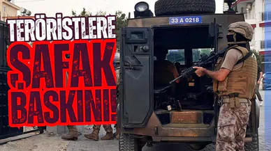 Mersin'de PKK/KCK'ya yönelik şafak operasyonu!