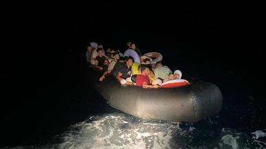 Datça açıklarında 28 düzensiz göçmen yakalandı!
