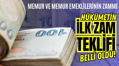 Kamu Toplu Sözleşmesi içi ilk zam teklifi açıklandı