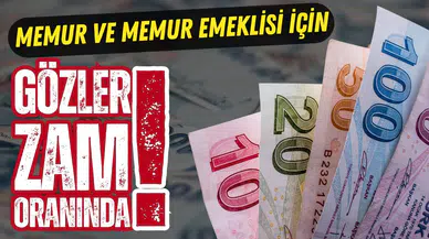 Memur ve memur emeklisinin gözü zam oranında!