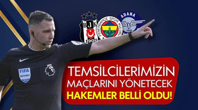 Konferans Ligi'nde maçlarımızı yönetecek hakemler belli oldu