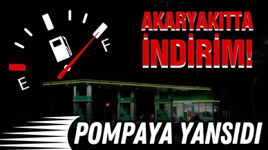 Benzine indirim geldi: Tabelada fiyat değişti