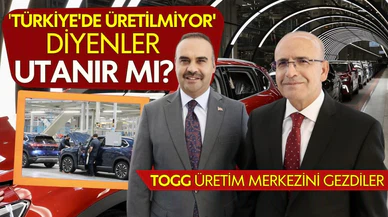 Bakanlar Togg üretim merkezini ziyaret etti!