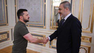 Bakan Fidan, Zelenskiy ile görüştü!