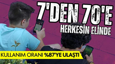 Türkiye'de internet kullananların oranı yüzde 87'ye yükseldi