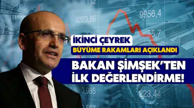 İkinci çeyrek büyüme rakamları açıklandı