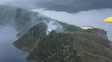 Marmaris'te orman yangını!