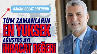 İhracatta en yüksek ağustos ayı değerine ulaşıldı