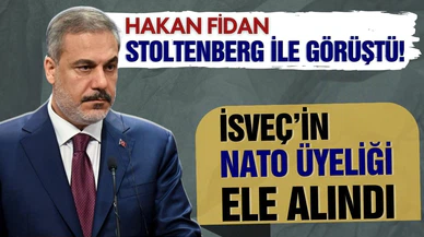 Bakan Hakan Fidan, Stoltenberg ile görüştü!