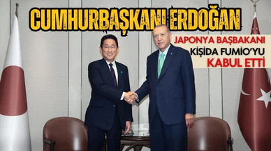 Cumhurbaşkanı Erdoğan, Japonya Başbakanı Kişida'yı kabul etti!
