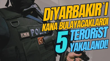 Bombalı eylem hazırlığındaki 5 terörist yakalandı