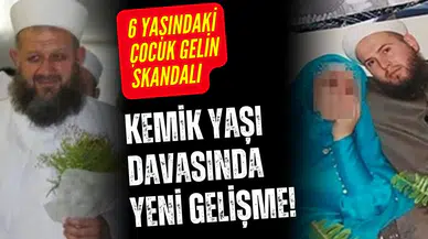 6 yaşında evlendirme davasında tek tutuklu sanığa tahliye!