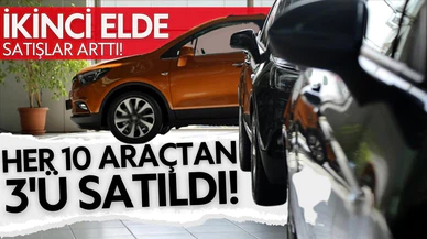 İlana çıkan her 10 araçtan 3'ü satıldı
