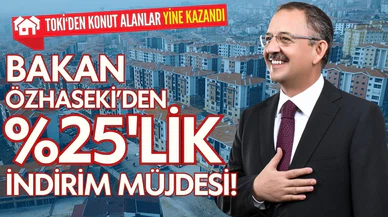 TOKİ'den yüzde 25 indirim kampanyası!