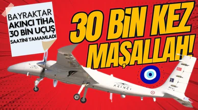 Bayraktar AKINCI TİHA 30 bin uçuş saatini tamamladı