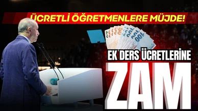 Cumhurbaşkanı Erdoğan'dan ücretli öğretmenlere müjde!