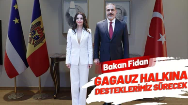 Bakanı Fidan, Gagauz Özerk Yeri Başkanı ile görüştü
