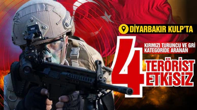 Diyarbakır Kulp'ta 4 terörist etkisiz hale getirildi