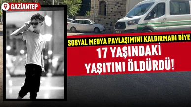 17 yaşındaki yaşıtını sosyal medya paylaşımı nedeniyle öldürdü!
