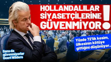 Hollandalılar kendi siyasetçilerine güvenmiyor