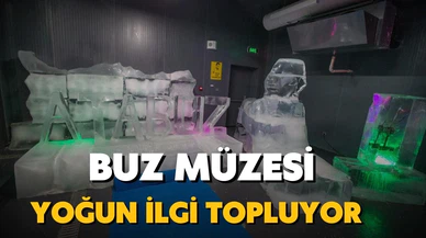 Erzurum'daki Buz Müzesi, yoğun ilgi görüyor!