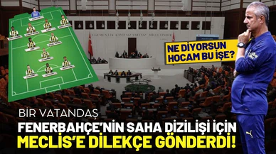 Fenerbahçe saha dizilişi için, Meclis’e dilekçe!