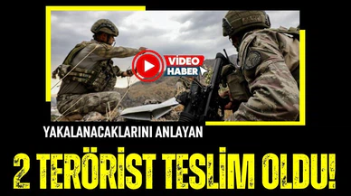Yakalanacaklarını anlayan teröristler teslim oldu!