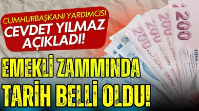 Emekliye maaş zammında tarih verildi!