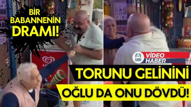 Gelinini korudu, oğlundan dayak yedi!