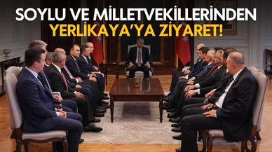 Süleyman Soylu, Bakan Yerlikaya’yı ziyaret etti!