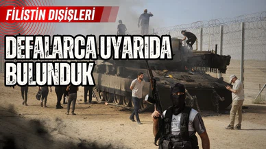 Filistin Dışişleri: Defalarca uyarıda bulunduk