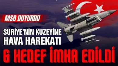 Suriye'nin kuzeyine hava harekatı!